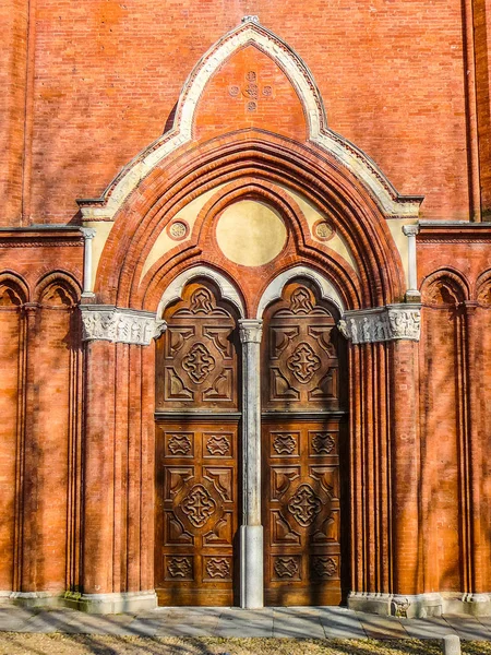 Catedral HDR Asti em Asti — Fotografia de Stock