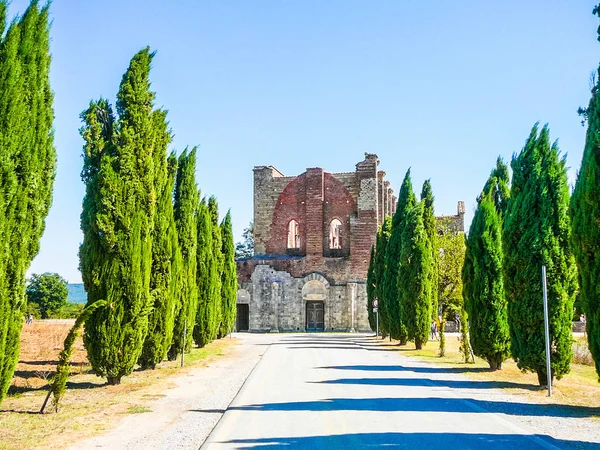 HDR Abadía de San Galgano —  Fotos de Stock