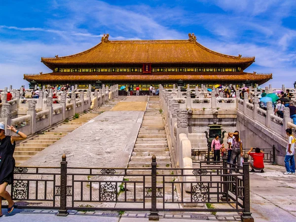 HDR Himmelska fridens torg i Peking — Stockfoto