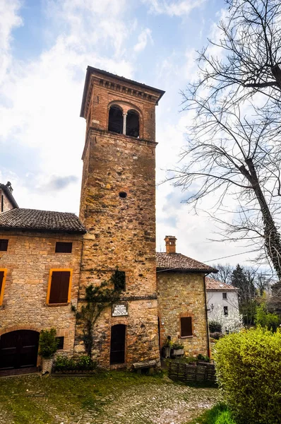 HDR Castello Scipione Salsoma aka Castello Pallavicino kalede — Stok fotoğraf