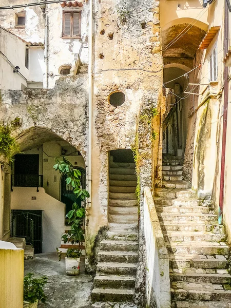 HDR Sperlonga coast in Gaeta, Italy — Stock Photo, Image