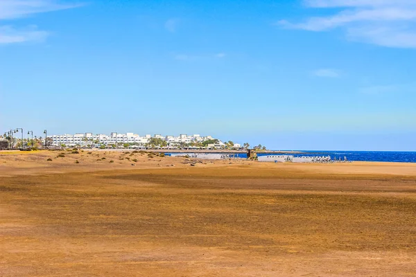 HDR Lanzarote Beach บนเกาะคานารีสเปน — ภาพถ่ายสต็อก