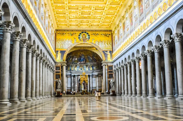 HDR Iglesia de San Paolo Fuori Le Mura en Roma —  Fotos de Stock