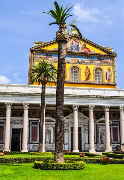 HDR San Paolo Fuori Le Mura Kirche in Rom — Stockfoto