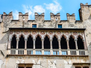 HDR Buonconsiglio castle in Trento clipart