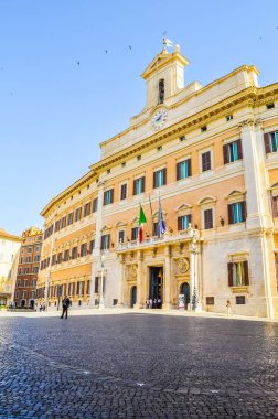 HDR Palazzo Montecitorio Roma İtalya