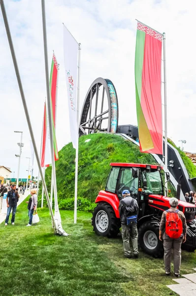 HDR Belarus Pavilion at Milan Expo in Milan — Stock Photo, Image