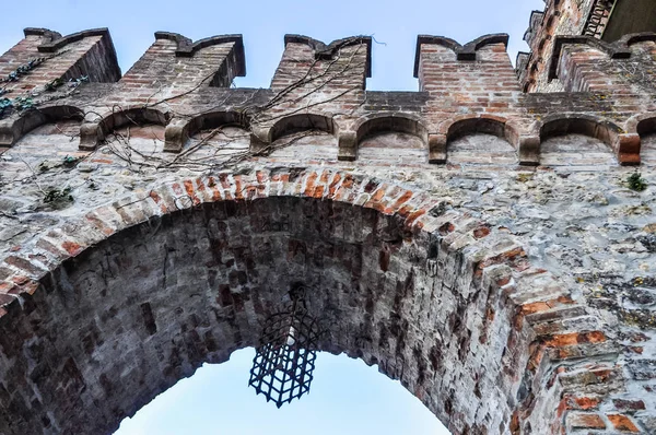 Byn HDR Tabiano Castello i Tabiano Terme — Stockfoto