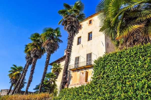 HDR Castello della Manta castle — стокове фото