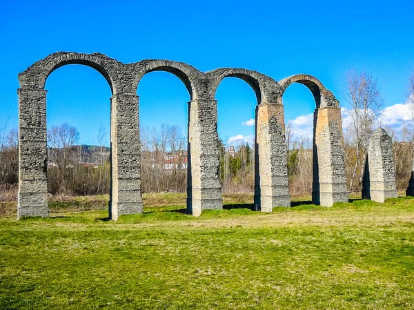 HDR Roman aqueduct in Acqui Terme — Stock Photo, Image
