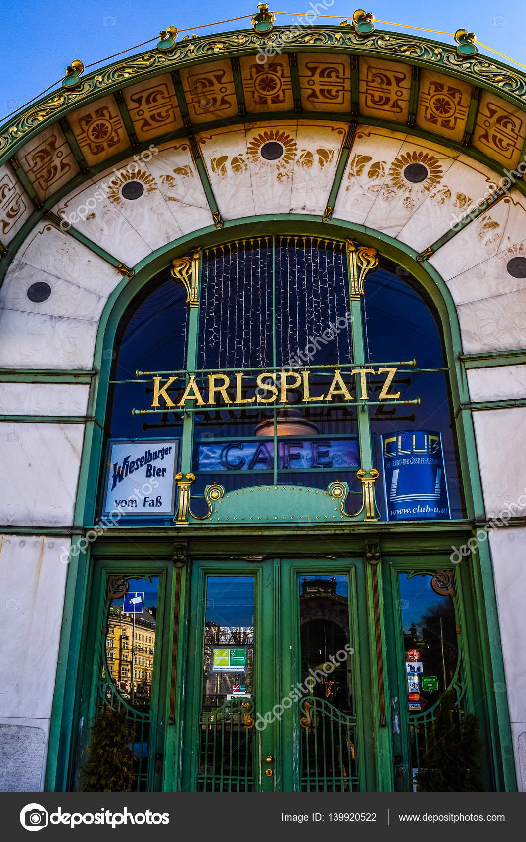 Hdr Karlsplatz Station In Wien Stock Editorial Photo C Scrisman
