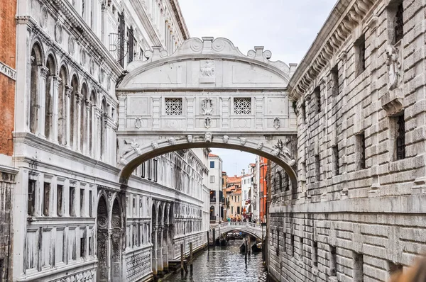 HDR Bridge of Sighs Venice — Stock Photo, Image