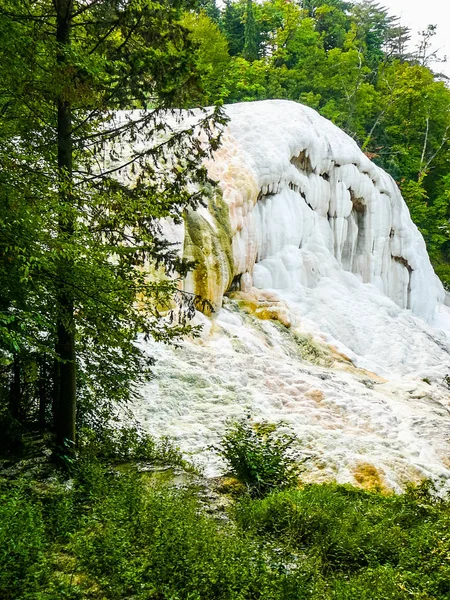 High Dynamic Range Hdr Fosso Bianco Bagni San Filippo Natural — Stock Photo, Image