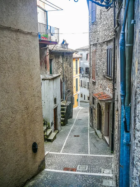 Hdr Blick auf die Altstadt von Ferentino — Stockfoto