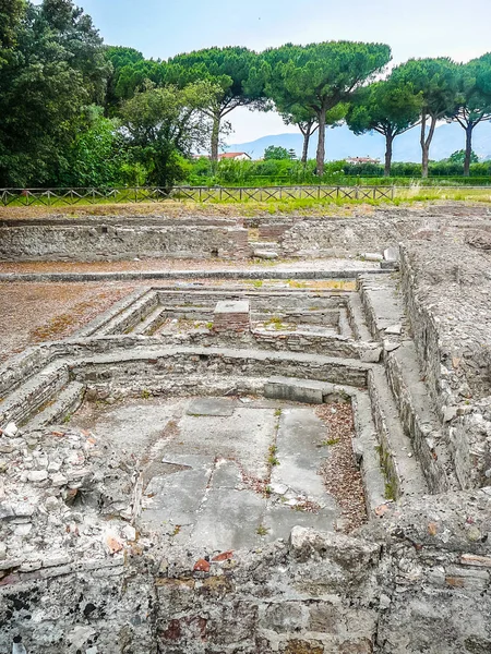 Hdr ruinen von minturnae, italien — Stockfoto