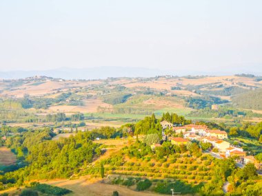 Yüksek Dinamik Aralık (Hdr) görünümü Chiusi Toskana, İtalya