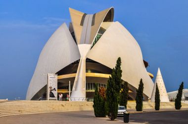 HDR City of Arts and Sciences Palace of Arts Valencia