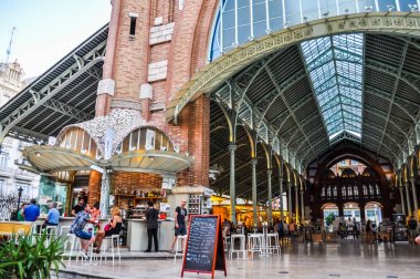 Valencia'da HDR Mercado de kolon (Columbus Pazar)