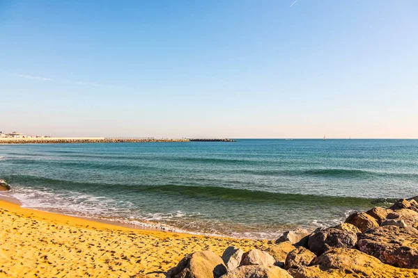 Spiaggia HDR a Barcellona — Foto Stock