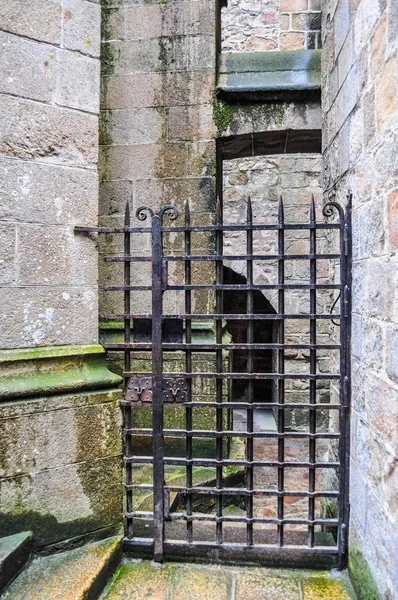 HDR Mont St Michel Abbey Frankrike — Stockfoto