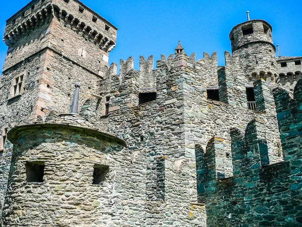 Castillo HDR Fenis en Fenis —  Fotos de Stock