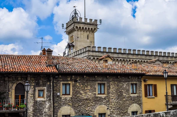 HDR Palazzo Pubblico San Marino — Stok fotoğraf