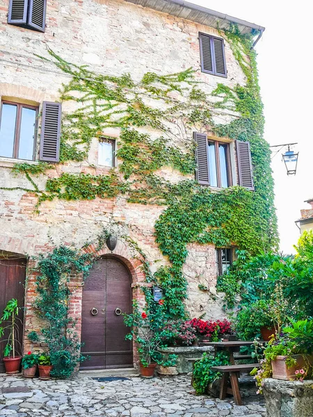 Hoog Dynamisch Bereik Hdr Weergave Van Rocca Castiglione Orcia Toscane — Stockfoto