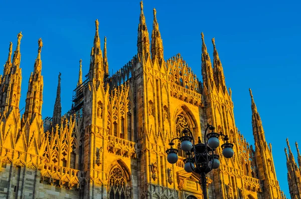 High Dynamic Range Hdr Duomo Milano Duomo Gotico Milano — Foto Stock