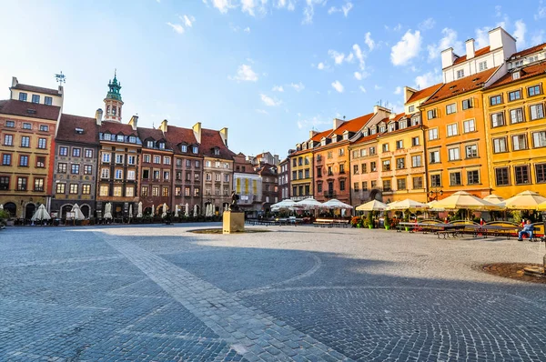 HDR stare miasto w Warszawie — Zdjęcie stockowe