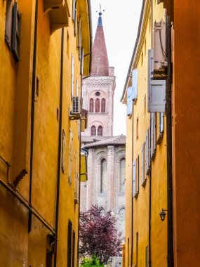 Yüksek dinamik aralık (Hdr) görünümü, Bologna Emilia Romagna İtalya eski şehirde