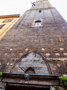 Yüksek dinamik aralık (Hdr) görünümü, Bologna Emilia Romagna İtalya eski şehirde