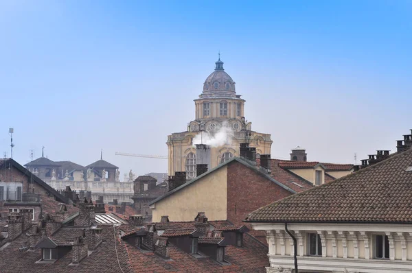 Vue Panoramique Ville Turin Italie — Photo