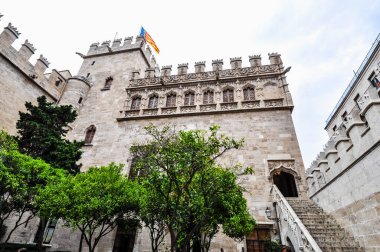 Valencia'da HDR Llotja de la Seda (ipek değişimi)