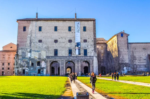 Alcance Dinâmico Hdr Palazzo Della Pilotta Palácio Parma Itália — Fotografia de Stock