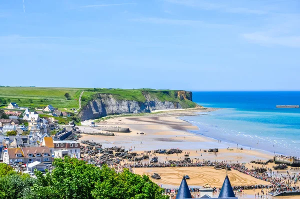 HDR D-Day uroczystości w Arromanches — Zdjęcie stockowe