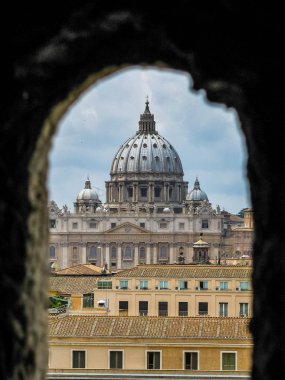 Yüksek Dinamik Aralık (Hdr) Bazilikası'nın Kilisesi Saint Peter (San Pietro) Roma İtalya