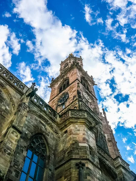 Katedra Santa Maria Assunta Wysokim Zakresie Dynamiki Hdr Bolzano Włochy — Zdjęcie stockowe