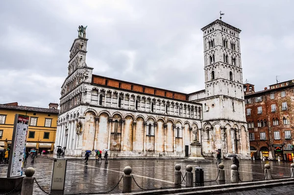 Lucca Talya Nisan 2015 Yüksek Dinamik Aralık Hdr San Michele — Stok fotoğraf