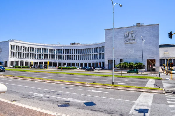 HDR Inps Rome Rechtenvrije Stockafbeeldingen