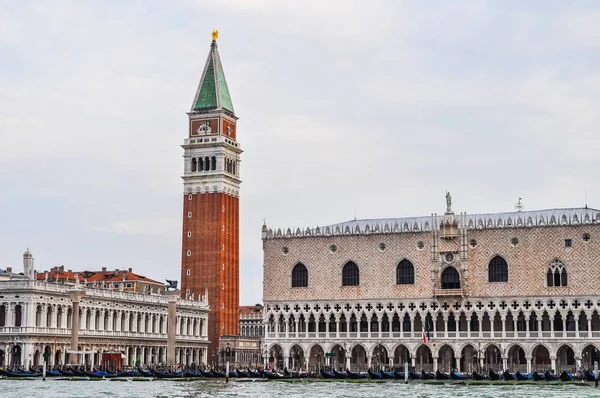 Stort Dynamiskt Omfång Hdr Kyrktorget Piazza San Marco Venedig Venezia — Stockfoto