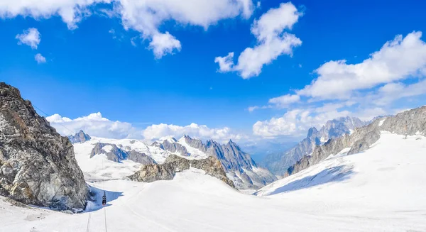 Magas Dinamikus Sor Hdr Mont Blanc Aka Monte Bianco White — Stock Fotó