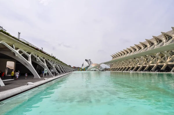 HDR staden av konst och vetenskap i Valencia — Stockfoto