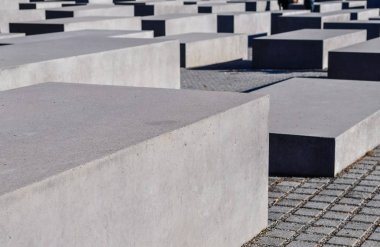 Yüksek dinamik aralık (Hdr) Holocaust Memorial öldürülen Yahudilerin Avrupa (Denkmal für die ermordeten Juden Europas için)