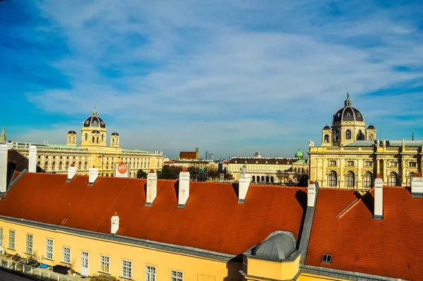 High Dynamic Range Hdr Luftaufnahme Der Stadt Wien Österreich — Stockfoto
