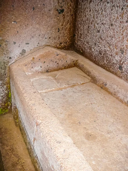 HDR ετρουσκική νεκρόπολη της το Banditaccia στο Cerveteri — Φωτογραφία Αρχείου