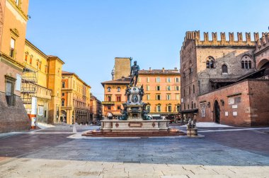 Yüksek dinamik aralık (Hdr) Palazzo del Re Renzo Sarayı İtalya Emilia Romagna bölgesindeki Bologna