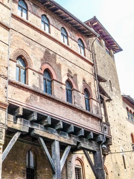 Gamă Dinamică Ridicată Hdr Vedere Din Orașul Vechi Bologna Din — Fotografie, imagine de stoc