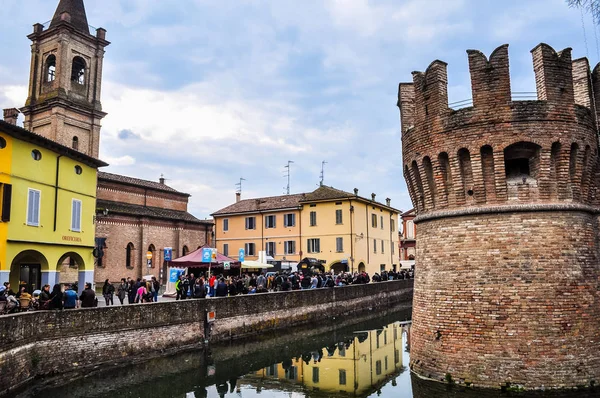 HDR Rocca San Vitale i Fontanellato, Italien — Stockfoto