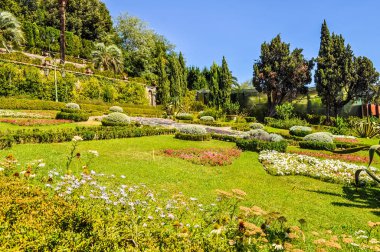 Pescia bahçede HDR Villa Garzoni