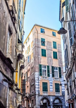 Yüksek dinamik aralık (Hdr) görünümü İtalya Cenova şehir